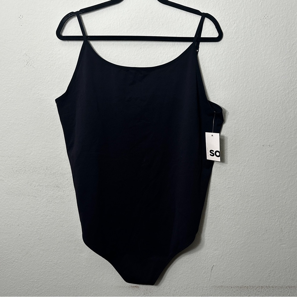 SO Black Bodysuit thong #125